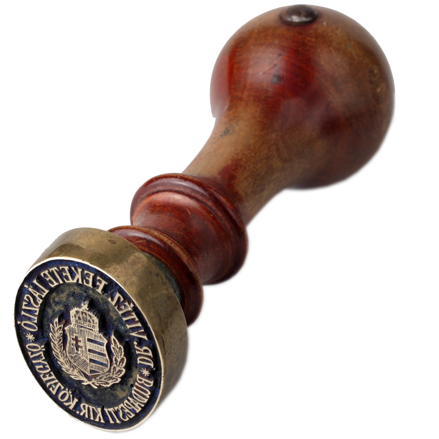 Olajfestékes közjegyzői bélyegzője